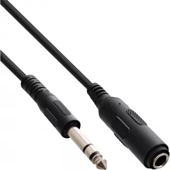 Jack Extension 6.3mm Stereo male/female 5m InLine 99935A
