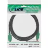 InLine PS/2-kaabel, M/F, must/roheline, kullatud kontaktid, 3m
