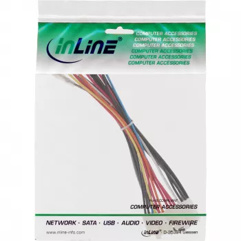 InLine sisemine toiteadapter 20 kontaktiga ATX-NT P8/P9 AT plaadile + lüliti 20/0,80m