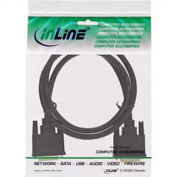 InLine DVI-D kaabel, Premium, 24+1 M/M, Dual Link, kullatud, 2m