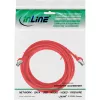 InLine patch-kaabel, S/FTP (PiMf), Cat.8.1, 2000 MHz, halogeenivaba, punane, 7,5 m