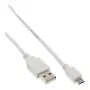 InLine Micro USB 2.0 kaabel USB Type A-pistik / Micro-B-pistik, valge, 5m