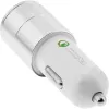 InLine USB autolaadur toiteadapter Quick Charge 3.0, valge