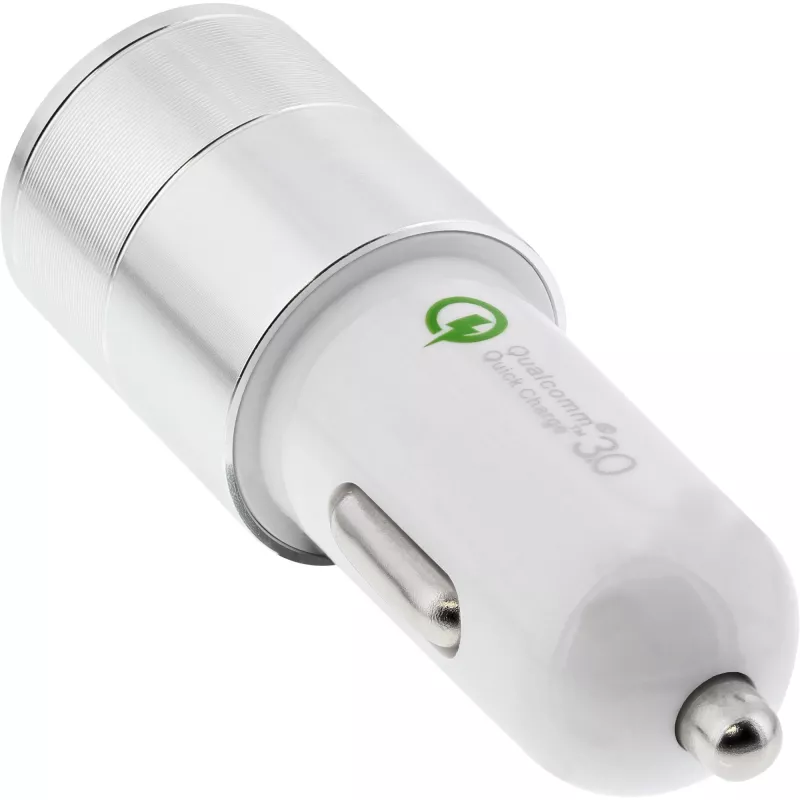 InLine USB autolaadur toiteadapter Quick Charge 3.0, valge