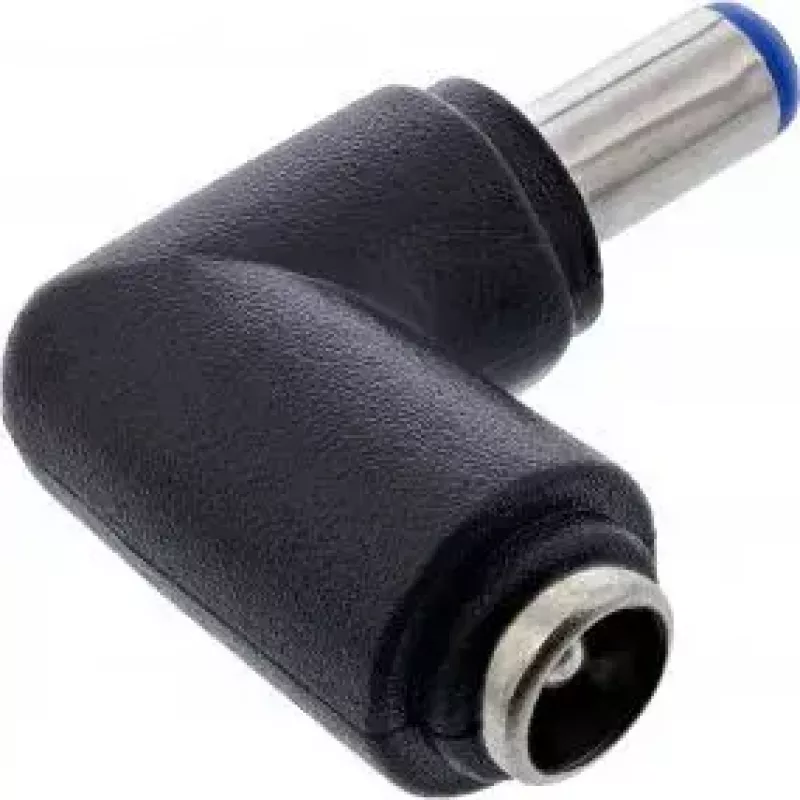 InLine DC-adapter 5,5x2,1 mm isane/emane nurgeline pistik universaalne must