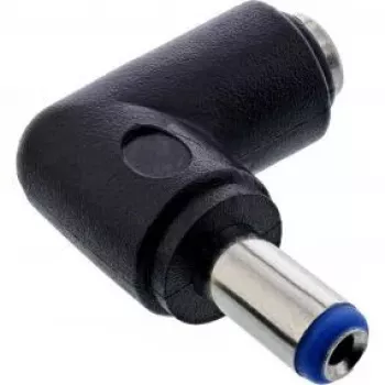 InLine DC-adapter 5,5x2,1 mm isane/emane nurgeline pistik universaalne must