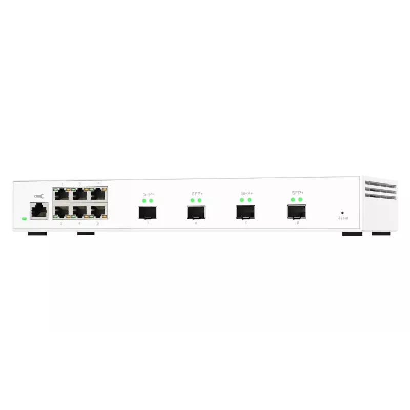QNAP QSW-M2106-4S võrgulüliti, hallatav L2, 2.5G Ethernet (100/1000/2500), valge