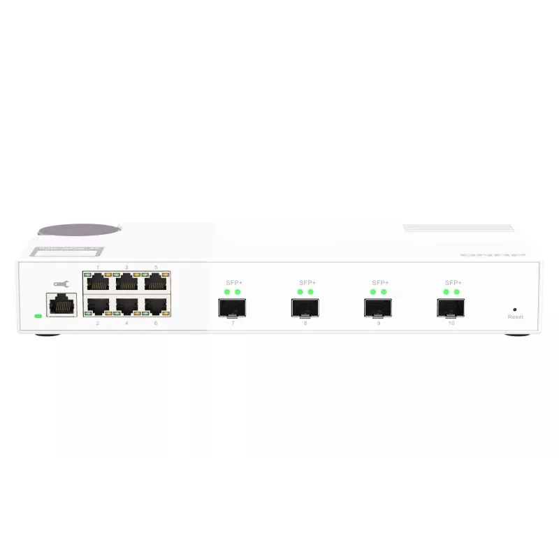 QNAP QSW-M2106-4S võrgulüliti, hallatav L2, 2.5G Ethernet (100/1000/2500), valge