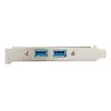 StarTech.com 2 pordiga USB 3.0 A emane pesaplaadi adapter, IDC, USB 3.2 Gen 1 (3.1 Gen 1), sinine, roostevaba teras, 0,5 m, CE, REACH, 500 mm