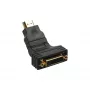 InLine HDMI–DVI-adapter, HDMI-isane / 24+1-emane, 180° nurga all, kullatud