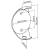 Seinakinnitus Google Home Mini jaoks InLine 23178A