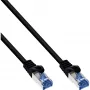 InLine paigakaabel, Cat.6A, S/FTP, PE välis, must, 25m