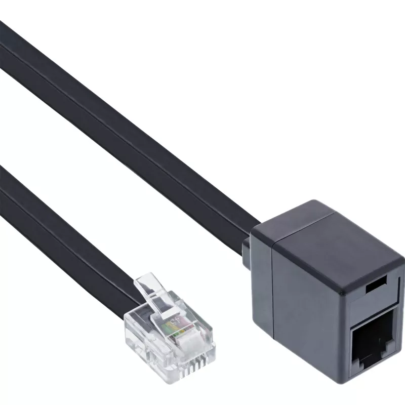 InLine modulaarkaabel RJ12 6P6C isane / emane 10m