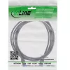 InLine patch-kaabel õhuke, Cat.6A, S/FTP, TPE (LSZH) elastne, PoE, must, 7,5 m