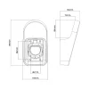 InLine universaalne EV laadimiskaabli hoidik must 117x95x213 mm