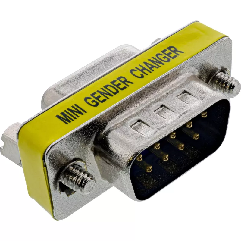 InLine Mini pistikuadapter 9 Pin serial male / female