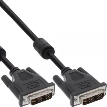 InLine DVI-I kaabel, 18+5 M/M, ühe lüliga, 2 ferriitsüdamikku, 2 m