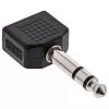 InLine heliadapter 6,3mm stereopesa isane / 2x 3,5mm stereo emane