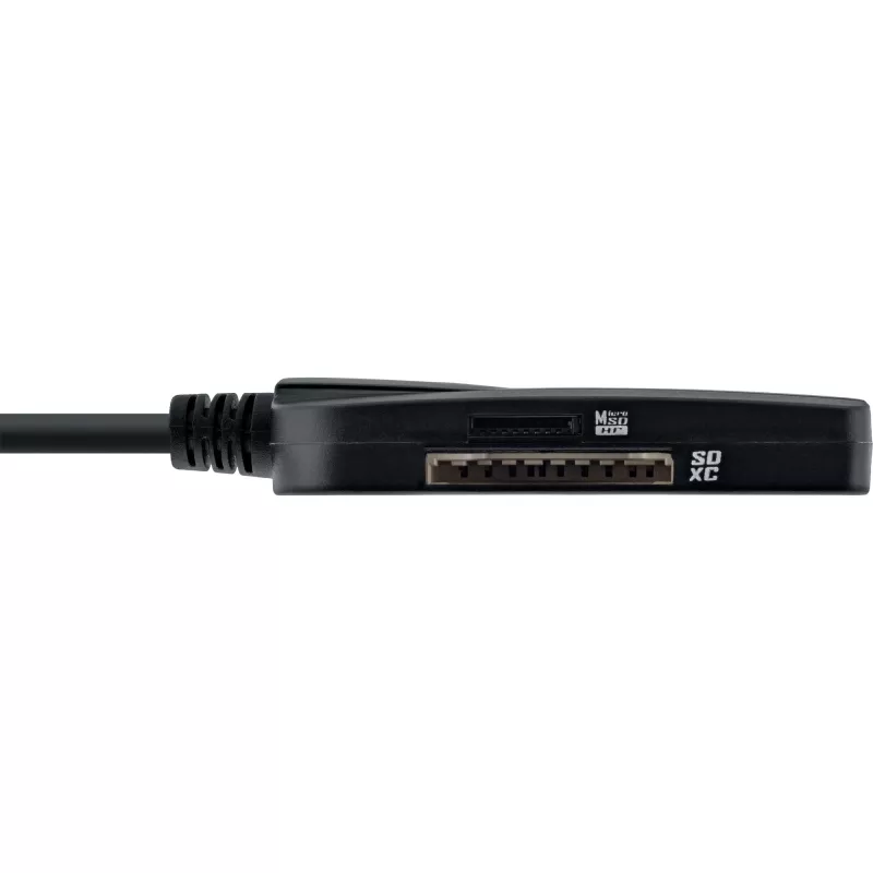 InLine kaardilugeja USB 3.2 Gen 1 USB-C, SD/SDHC/SDXC, microSD jaoks, UHS-II ühilduv
