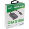 InLine kaardilugeja USB 3.2 Gen 1 USB-C, SD/SDHC/SDXC, microSD jaoks, UHS-II ühilduv
