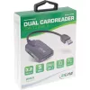 InLine kaardilugeja USB 3.1 USB-A, SD/SDHC/SDXC, microSD jaoks, UHS-II ühilduv