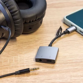 InLine USB-C heliadapteri kaabel, USB-C 3,5 mm pistikupesale + PD 30W