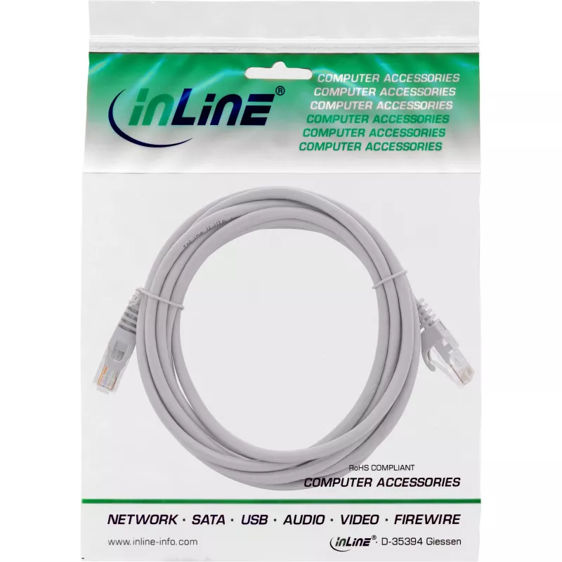 InLine patch-kaabel U/UTP Cat.5e hall 2m