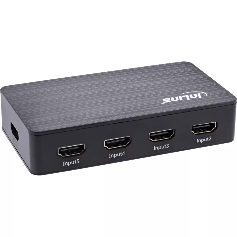 InLine HDMI lüliti 5 pordiga 4K2K@60Hz HDCP 2.2 must