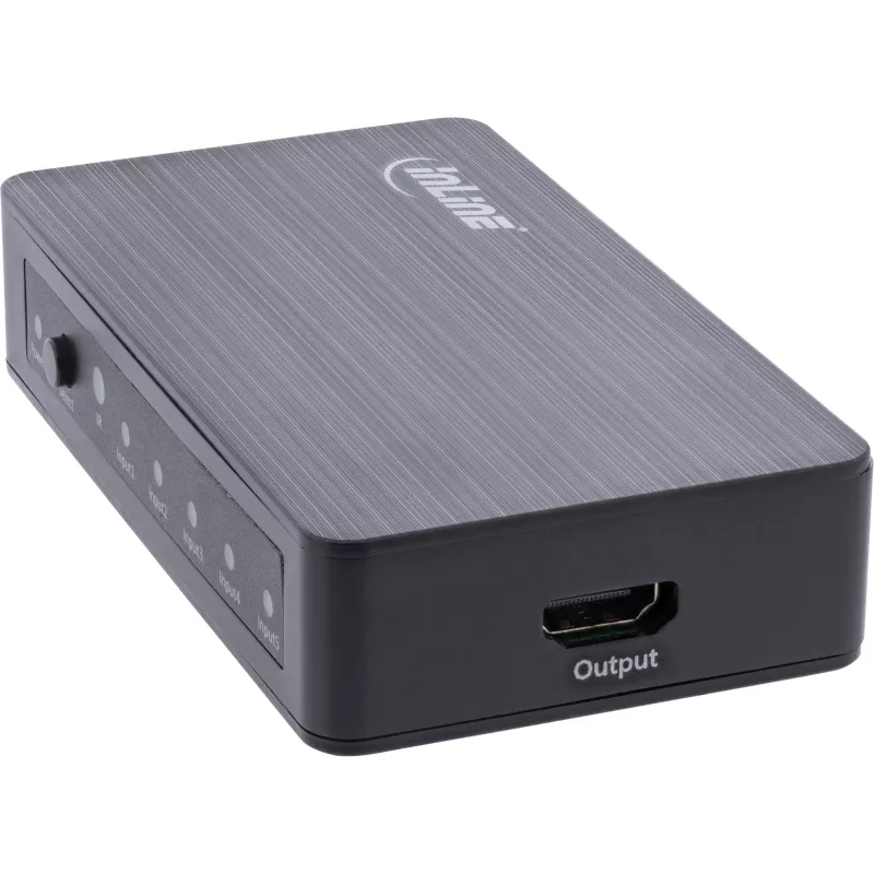 InLine HDMI lüliti 5 pordiga 4K2K@60Hz HDCP 2.2 must