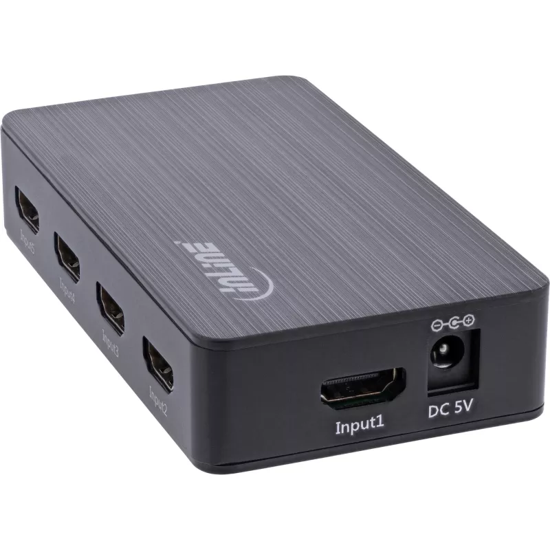 InLine HDMI lüliti 5 pordiga 4K2K@60Hz HDCP 2.2 must