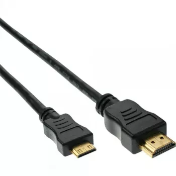 InLine HDMI mini kaabel, High Speed HDMI, AM/CM, kullatud, 1,5 m