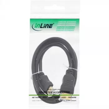 InLine HDMI mini kaabel, High Speed HDMI, AM/CM, kullatud, 1,5 m