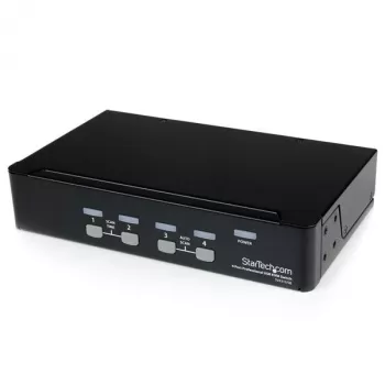 StarTech.com 4-pordiline professionaalne VGA USB KVM-lüliti jaoturiga