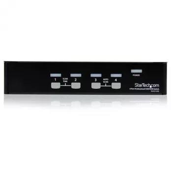 StarTech.com 4-pordiline professionaalne VGA USB KVM-lüliti jaoturiga