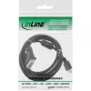 InLine HDMI-DVI kaabel 19 kontakti isane / 18+1 isane + ferriitsüdamik must 1,8 m