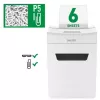 Paberipurustaja LEITZ IQ Protect Premium 6M P5 — Mikrolõikus, 18 L, puutetundlik juhtimine, 351×204×355 mm