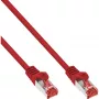 InLine patch-kaabel S/FTP PiMF Cat.6 250MHz PVC CCA punane 0,25m