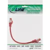 InLine patch-kaabel S/FTP PiMF Cat.6 250MHz PVC CCA punane 0,25m
