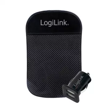 Mobiilseadme laadija LogiLink PA0204 Universal Must Sigaretisüütaja Toas 12/24V 2.1A