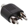 Audioadapter RCA emane / 2× RCA isane InLine 99311