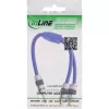 InLine helikaabel Premium 2x RCA emane / 3,5 mm isane kullatud 0,25 m