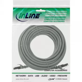 InLine patch-kaabel U/UTP Cat.5e AWG26 hall 10 m