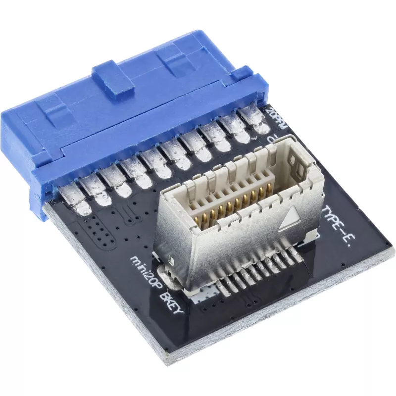 InLine USB 3.0 to USB 3.1 Front Panel Key-B Adapter internal Multicolour