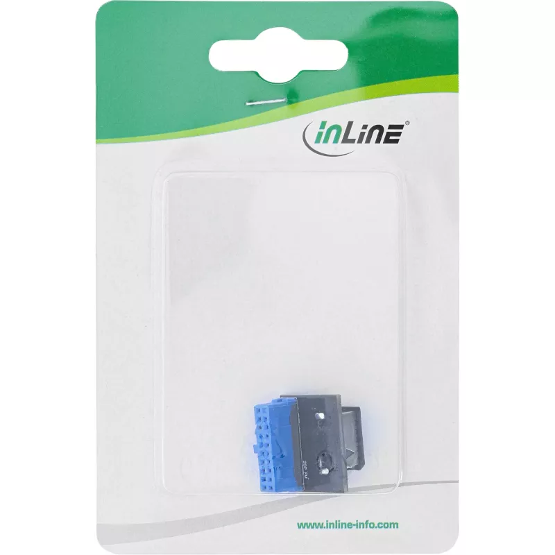 InLine USB 3.0 USB 3.1 esipaneeli Key-A adapterile, sirge, sisemine