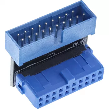 InLine USB 3.0 adapter, sisemine, emane/isane postühendus, alla nurga all