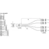 InLine SAS-kaabel Mini SAS SFF8087 kuni 4x SATA otse OCR 0,5 m