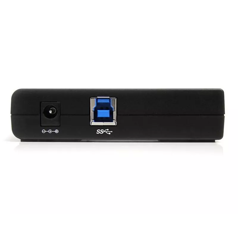 StarTech.com 4-pordiline must SuperSpeed USB 3.0 jaotur, USB 3.2 Gen 1 (3.1 Gen 1) Type-A, 5000 Mbit/s, must, toide, 5 V, 2 A