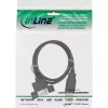 InLine 100 tk Bulk-Pack USB 2.0 kaabel A-pistik – A-pesa pesapaneeli jaoks 0,6 m