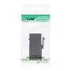 InLine USB 3.1 Snap-In-moodul, USB-A F/F, must korpus