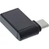 InLine USB 3.2 Gen.2 adapter, USB-C isane pistik USB-A emasele pistikule, 90° nurga all, OTG